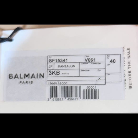 Balmain Flared Velour Pants - Picture 9 of 13